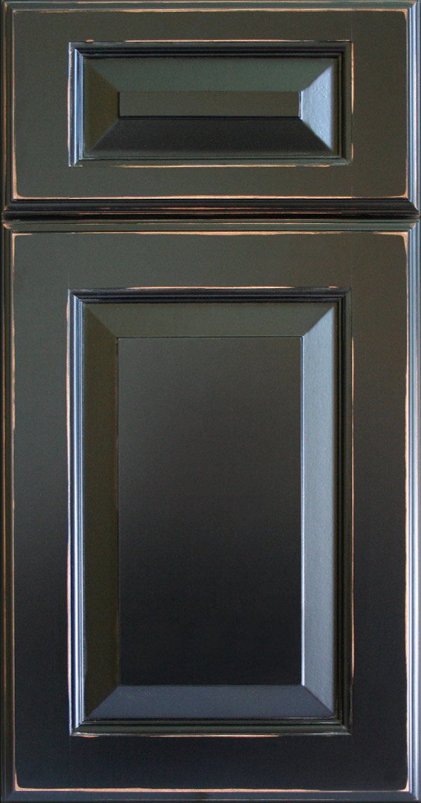 Over sanding specific areas creates a vintage feel RUB-THROUGH FINISHES